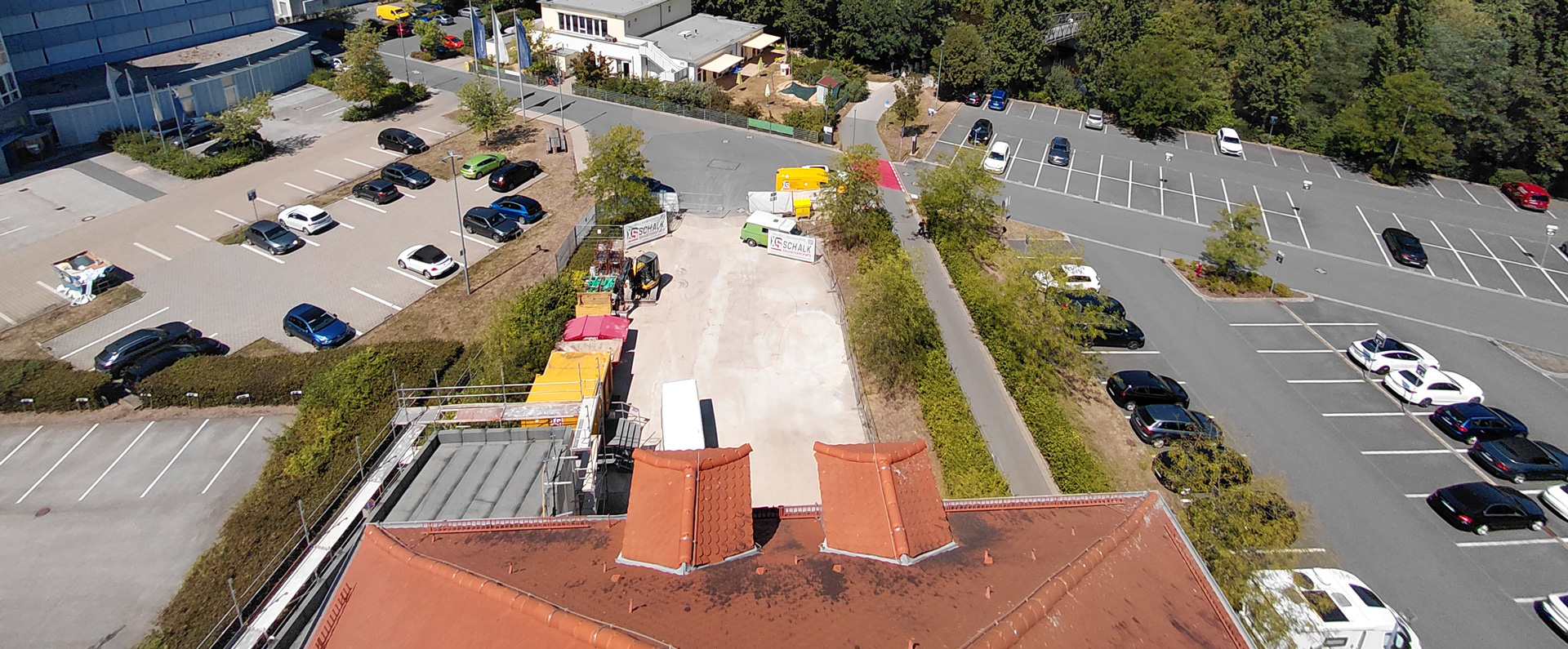 Kunst am Bau – Blick vom Turm